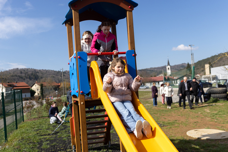 ODPRTJE DVEH  OTROŠKIH IGRIŠČ V KOŠANI 6.3.2026 - Valter Leban-0300